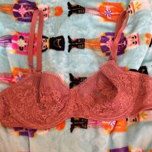 Victoria's Secret Lace Bra in Rose